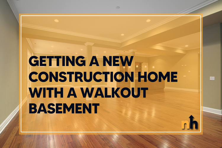 new construction home walkout basement