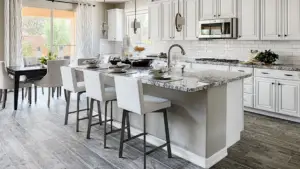 model home kitchen