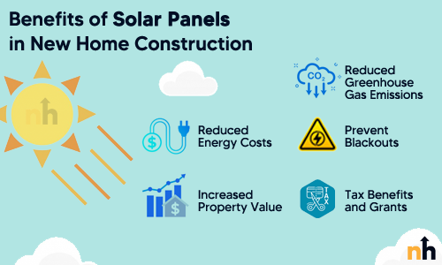 benefits solar panels new construction