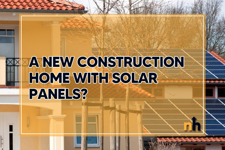 new construction home solar panels